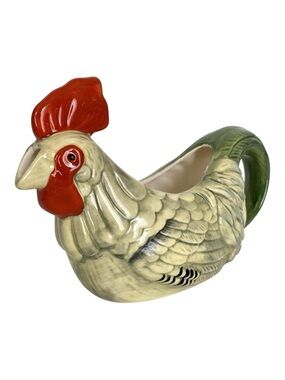 John Derian Rooster Gravy Boat
